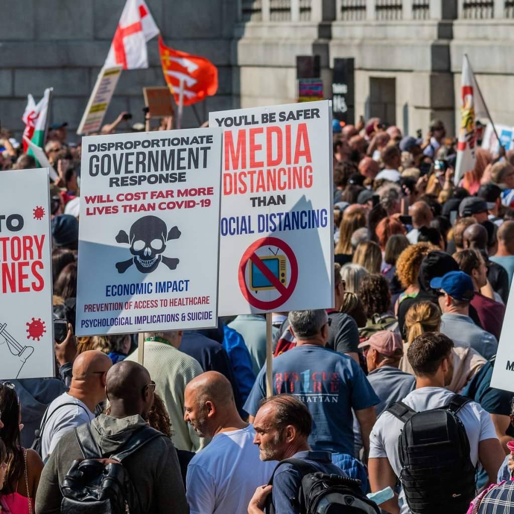 London Lockdown Protests